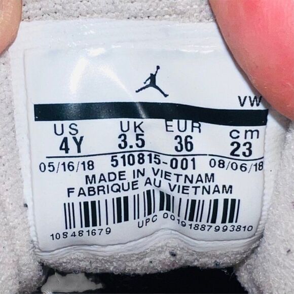 Air Jordan 12 Retro GS 'Pro Purple' 510815-001 Youth 4 Women's 5.5 - Picture 10 of 12